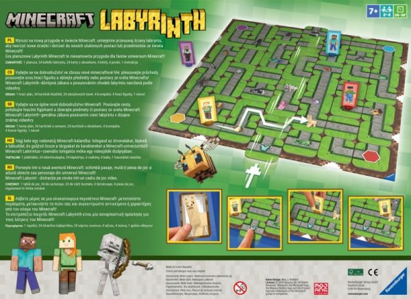 Ravensburger Polska Gra Labyrinth Minecraft