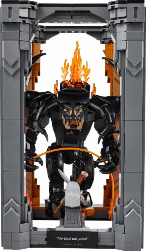 LEGO Klocki Icons 10367 Władca pierścieni: Book nook z Balrogiem