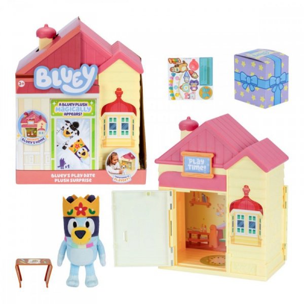 Tm Toys ZESTAW BLUEY DOMEK NIESPODZIANKA Z PLUSZAKIEM