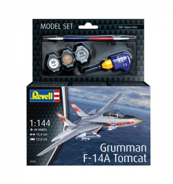 Revell Model plastikowy Set Grumman F-14A Tomcat 1/144