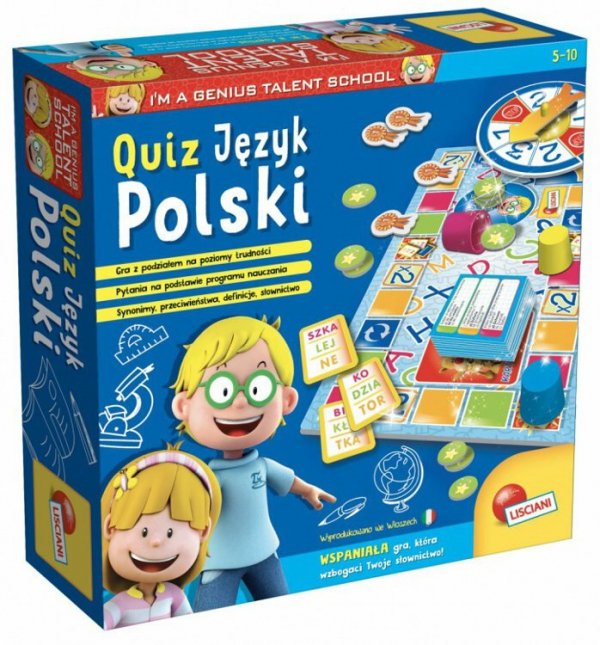 Mały Geniusz Quiz - Język Polski gra 54350 LISCIANI54.90