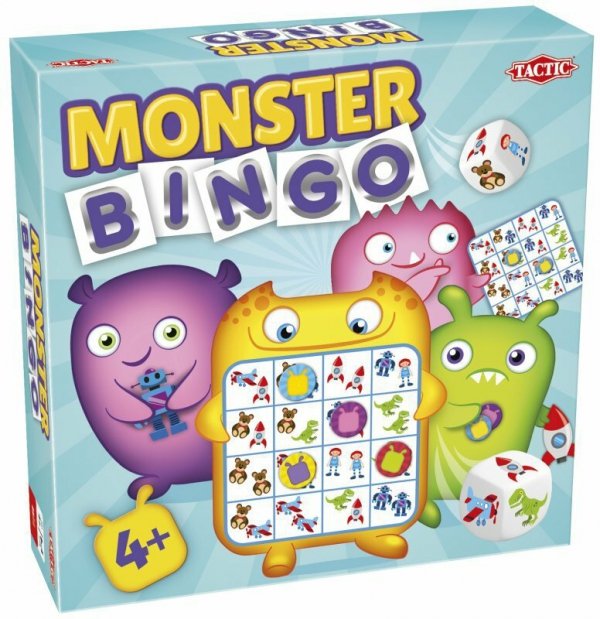 PROMO Monster Bingo - zabawna gra planszowa dla dzieci 56309 TACTIC