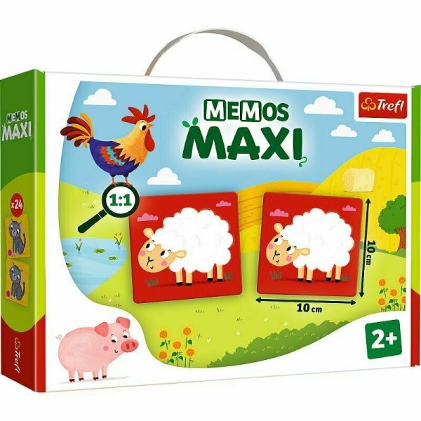 PROMO Memos Maxi Zwierzęta na farmie gra Trefl 02266