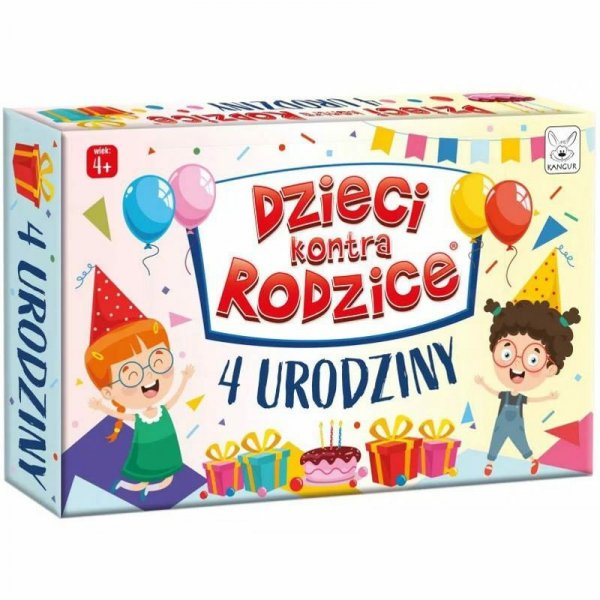PROMO Gra Dzieci kontra Rodzice Urodziny 4+ Kangur