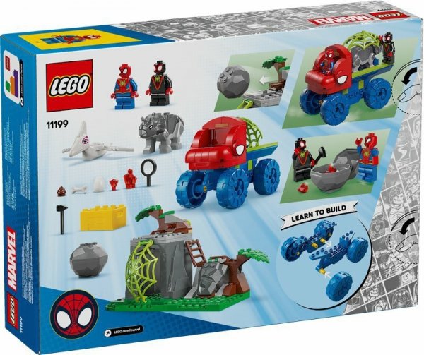 LEGO 11199 SPIDAY Misja ratunkowa zespołu Spidey’ego w dinoterenówce 6p