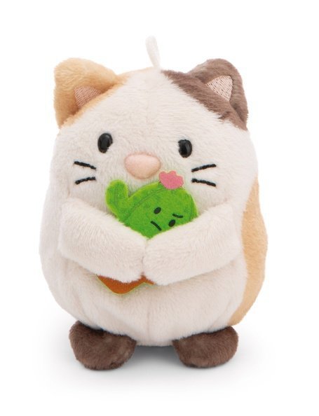 NICI 61141 Maskotka Kot Angy 8cm z kaktusem i kostiumem królika w pudełku prezentowym MyMochi