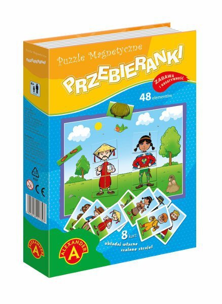 PROMO Puzzle magnetyczne Przebieranki ALEXANDER p8