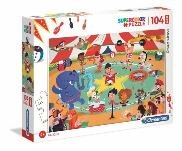 PROMO Clementoni Puzzle 104el Maxi Szalony cyrk 23733 p6