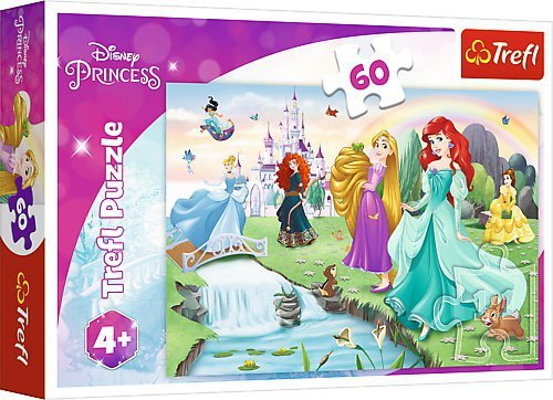 Puzzle 60el Poznaj Księżniczki 17361 TREFL p20