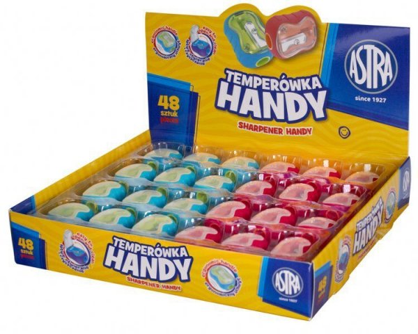 Temperówka Astra Handy pojedyncza z pojemnikiem p48 cena za 1 szt