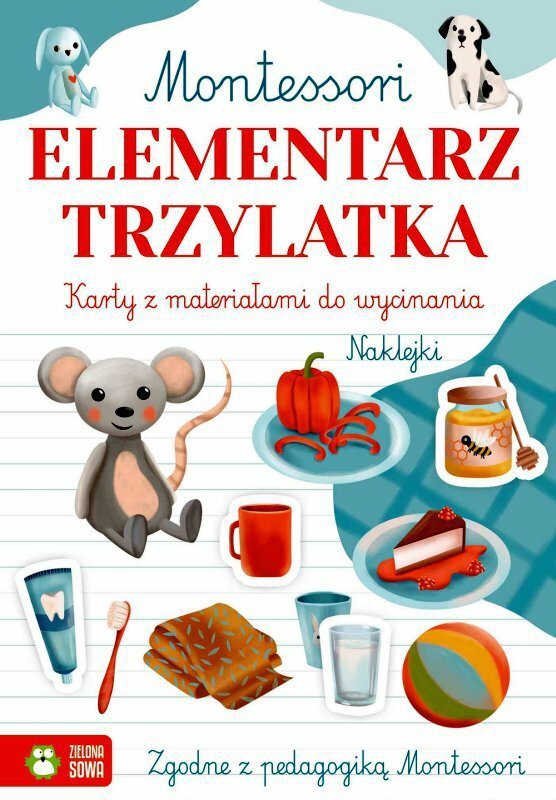Książeczka Montessori. Elementarz trzylatka