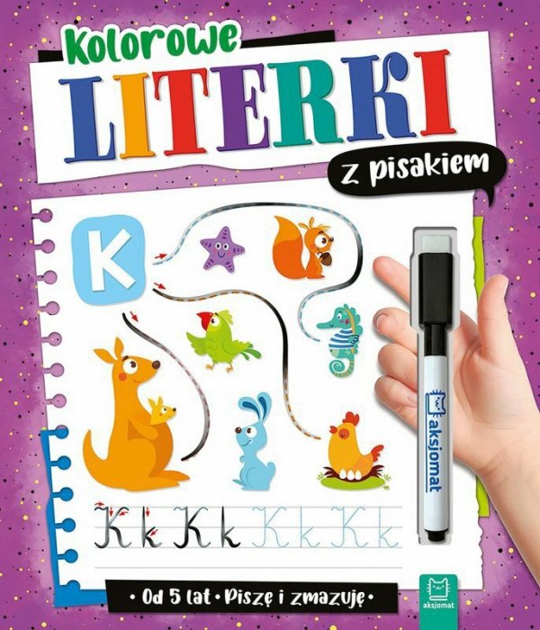 Kolorowe literki z pisakiem. Piszę i zmazuję (od 5 lat)