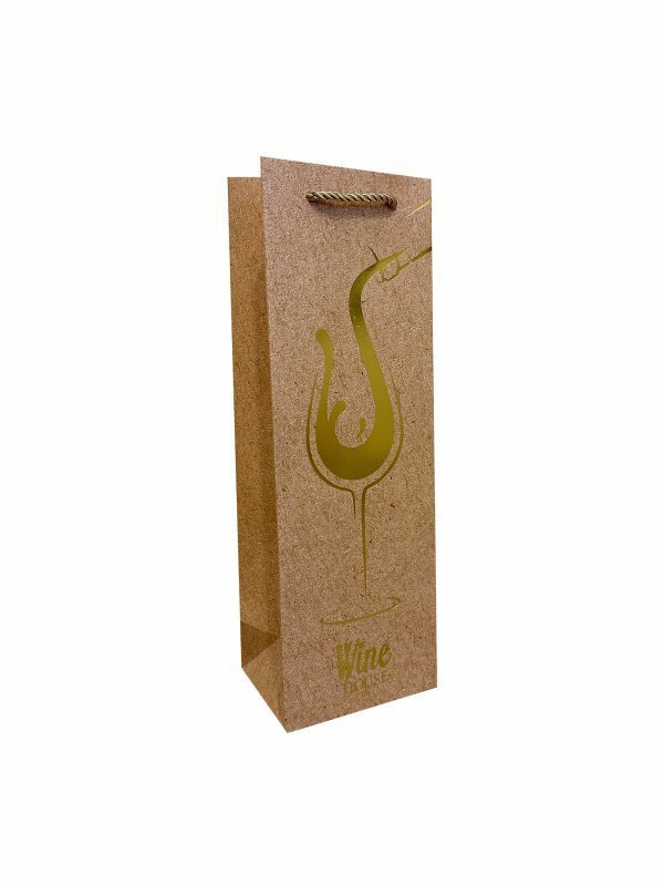 Torebka ozdobna prezentowa butelka JP 217 12x35x9cm mix cena za 1 szt