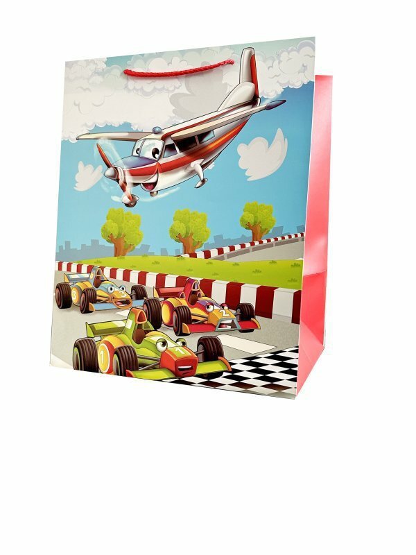 Torebka ozdobna prezentowa 4wz 4606B 26x32x20cm szerokie dno mix cena za 1 szt