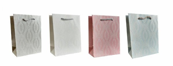 Torebka ozdobna prezentowa 26x32x10cm JP 371B mix cena za 1 szt
