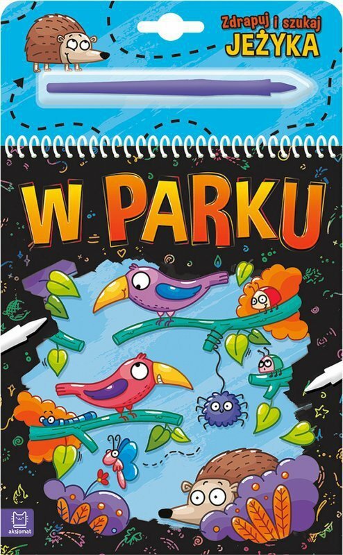 Książeczka Zdrapuj i szukaj jeżyka. W parku