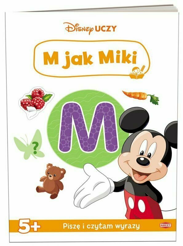 Książeczka Disney uczy. Miki. M jak Miki UAL-9302