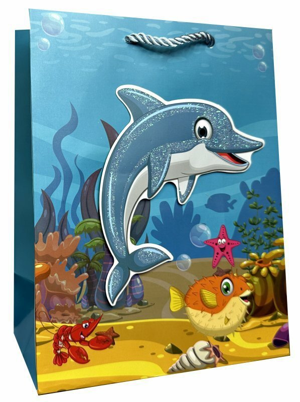 Torebka ozdobna prezentowa 4wz 18x23x10cm JP 655C mix cena za 1 szt