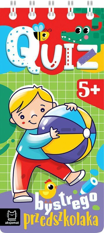 Książeczka Quiz bystrego przedszkolaka 5+