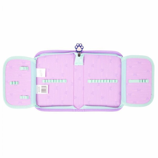 PROMO Piórnik dwuklapkowy bez wyposażenia ST.RIGHT PC3 My Little Friend pastel Kitty