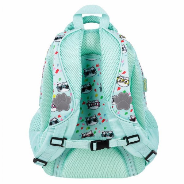 PROMO Plecak 4-komorowy BPL-58 My Little Friend mint Kitty