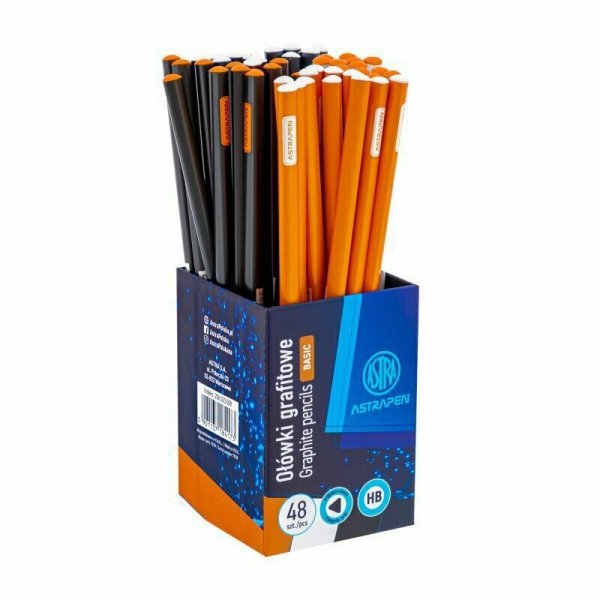 Ołówki grafitowe trójkątne HB ASTRAPEN - Basic p48 206023009