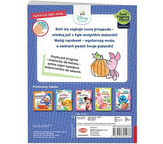Książeczka Disney Maluch. Maluj rączkami MWR-9207