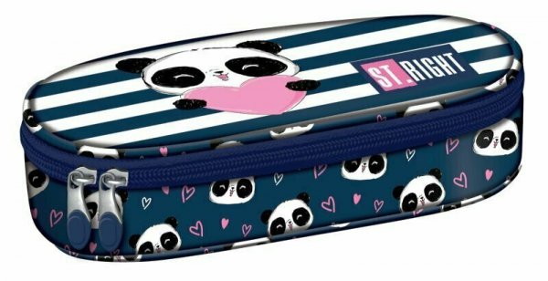 PROMO Piórnik saszetka usztywniona z wewnętrzną klapką STRIGHT PC-01 Love PA