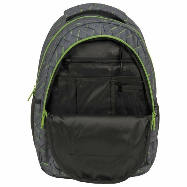 Plecak 3-komorowy BACKUP 5 model O53 pikselowe kwadraciki Derform