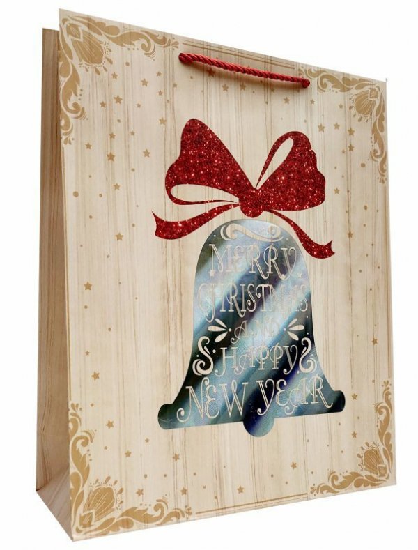 Torebka ozdobna prezentowa JP345A 30x41,5x12cm mix cena za 1 szt