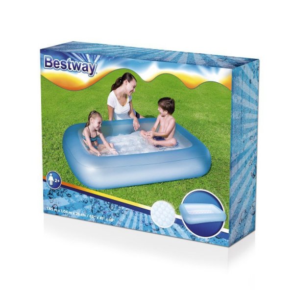 Basen dmuchany 165x104x25cm z miękką podłogą 51115 cena za 1 szt BESTWAY
