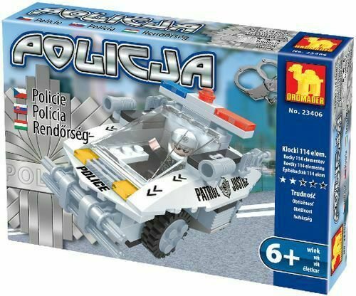 PROMO Klocki Policja Pojazd policyjny 114el 23406 DROMADER