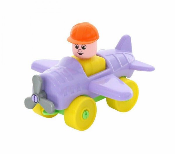 Polesie 55378 Klocki Mały wędrownik - Samolot w worku