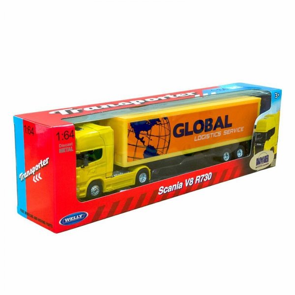WELLY TRUCK 1:64 Scania V8 R730 metal w pudełku mix cena za 1 szt