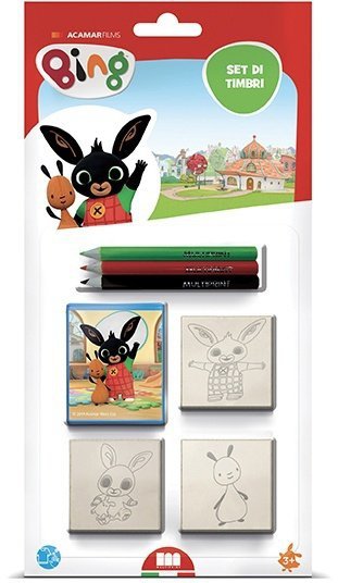 PROMO Pieczątki 3 sztuki blister Bing 3987 Multiprint
