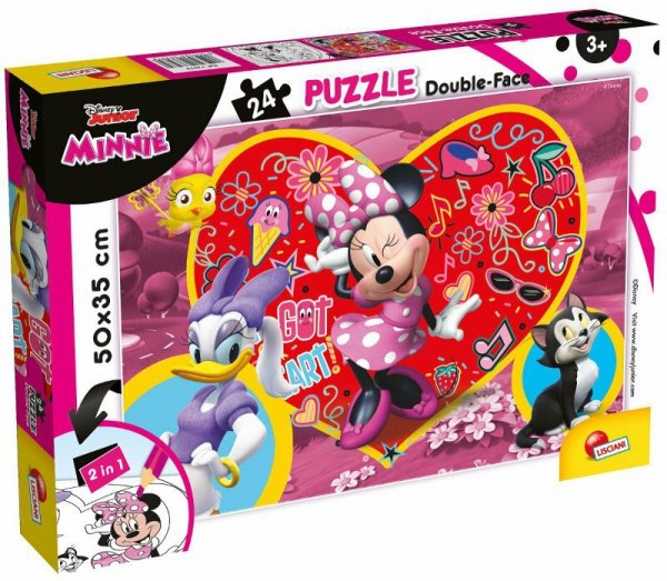 Puzzle dwustronne 24el Minnie Mouse 73979