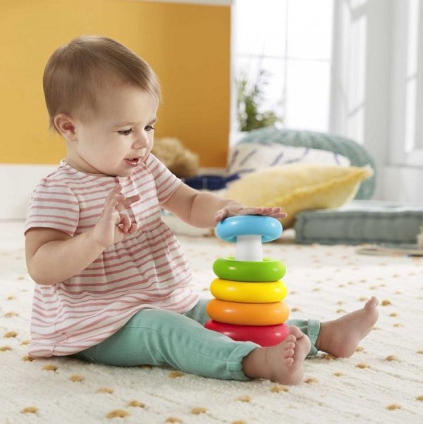 Fisher-Price Eko Piramidka z kółek GRF09 MATTEL
