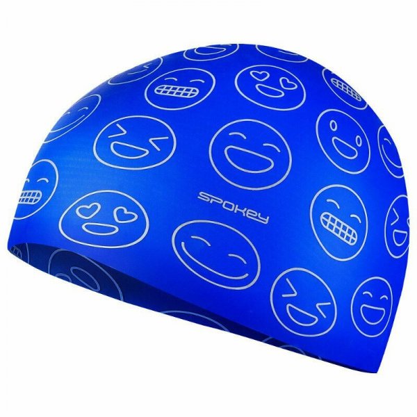 Czepek silikonowy EMOJI fioletowy 927909 SPOKEY
