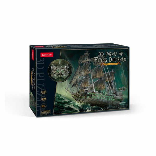Puzzle 3D LED Latający Holender L527