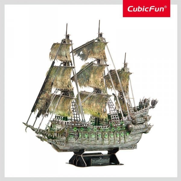 Puzzle 3D LED Latający Holender L527