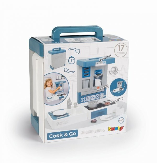 PROMO Cook&Go Kuchnia ze światłem i dźwiękiem Smoby