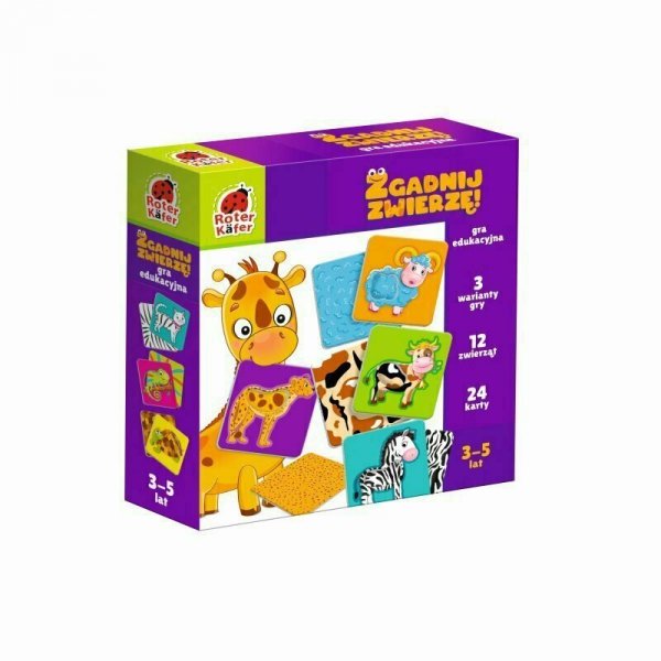 PROMO Gra edukacyjna Zgadnij zwierzę RK1280-03