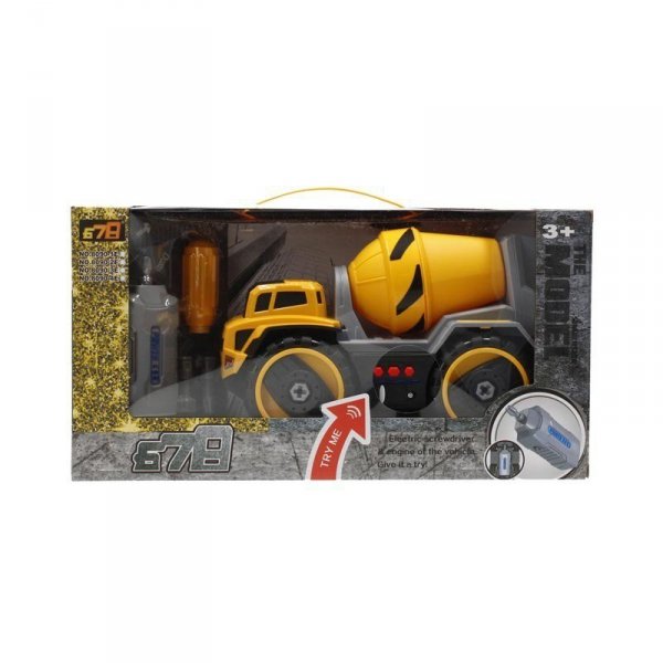 PROMO Auto do skręcania ciężarówka wywrotka dźwięk światło 481825 MC