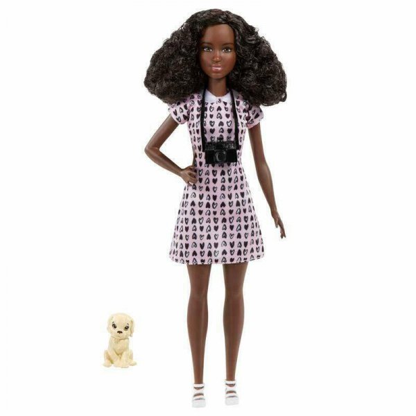 Lalka Barbie Kariera Fotografka zwierząt domowych HCN10 DVF50 MATTEL