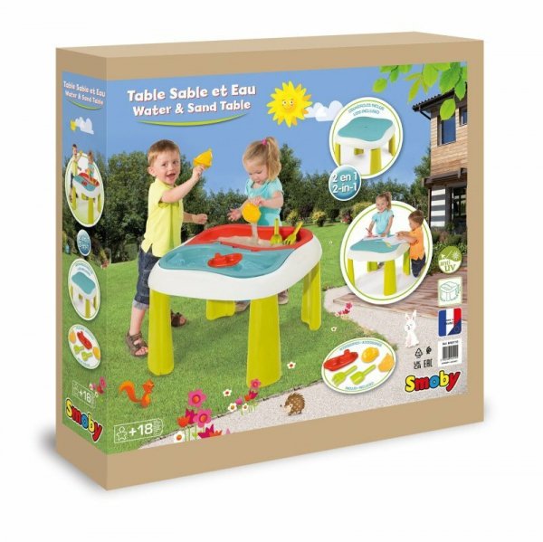 PROMO Stolik do zabawy wodą piaskiem 840110 SMOBY