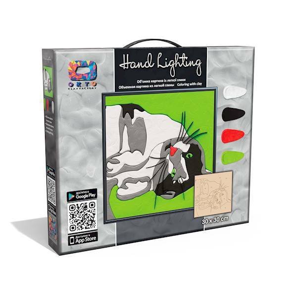 PROMO Piankowa masa Moon Light Clay Zrób swój obrazek Kot 70084 UA