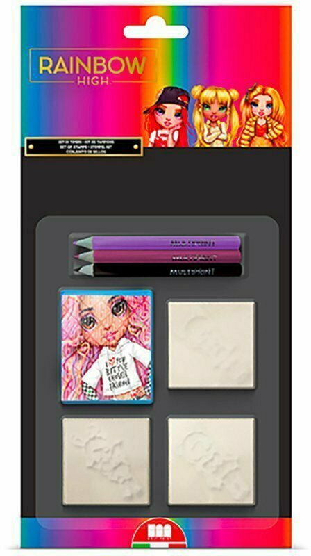 PROMO Pieczątki Rainbow High blister 3 szt 031142 Multiprint p24