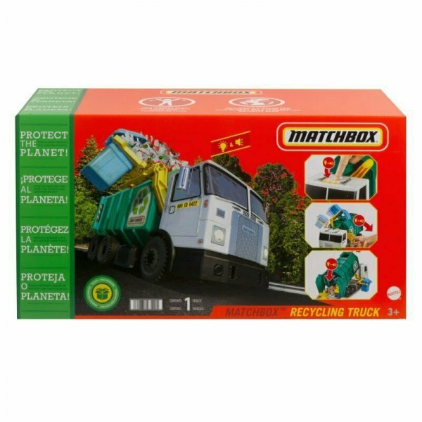 PROMO MEGA BLOKS Śmieciarka do recyklingu HHR64 p1 MATTEL