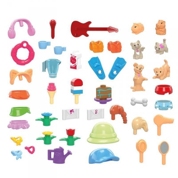 PROMO MEGA BLOKS Barbie Domek Marzeń DreamHouse Zestaw klocków HHM01 p4 MATTEL