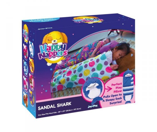 Śpiwór Happy Nappers Sandal niebieski rekinek 7147